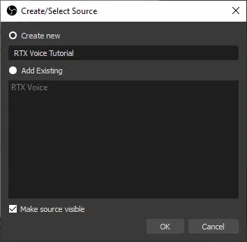 OBS Studio RTX Voice png