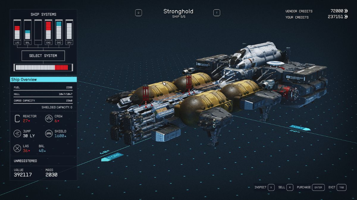 How to Get the Stronghold Ship in Starfield
