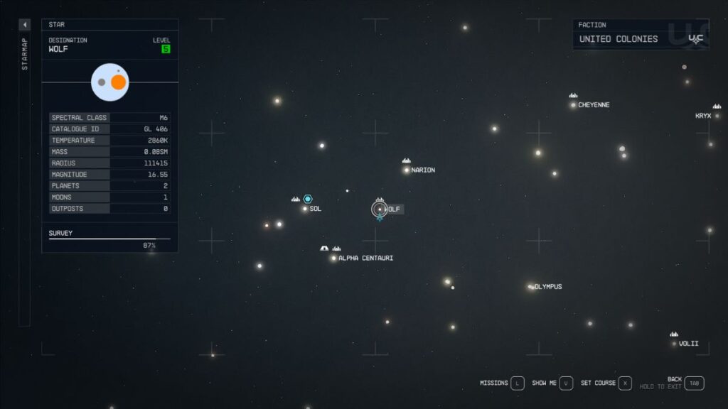 Galaxy Map Starfield