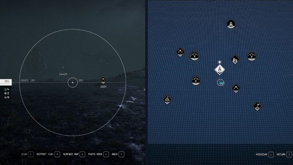 How to Use the Surface Map in Starfield