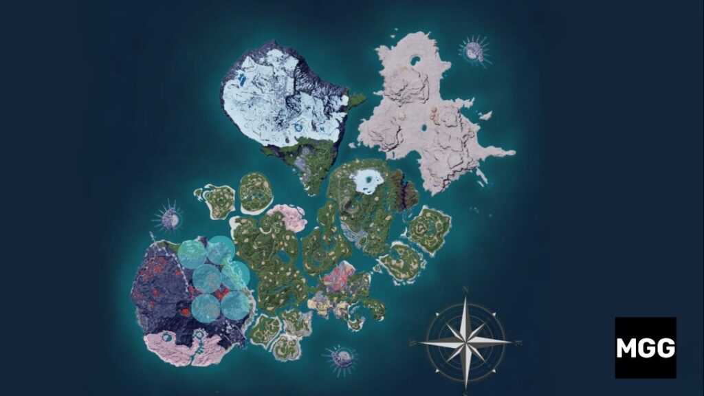 Pyrin Night Habitat Location on the Map